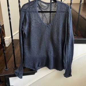 Wooden Ships Gray Sweater Size Small